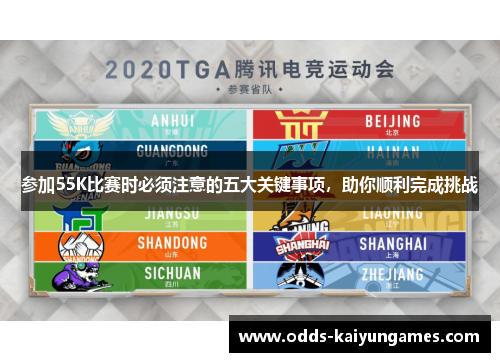 参加55K比赛时必须注意的五大关键事项，助你顺利完成挑战