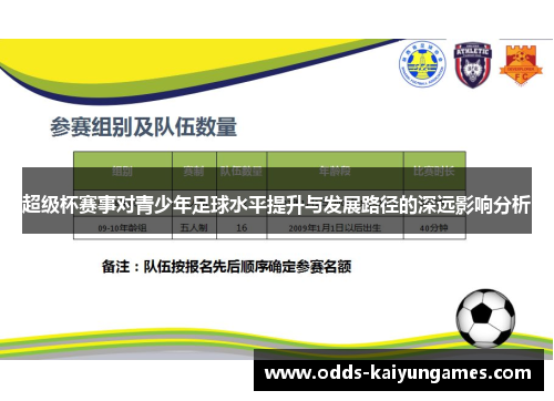 超级杯赛事对青少年足球水平提升与发展路径的深远影响分析