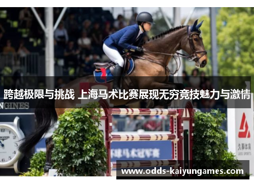 跨越极限与挑战 上海马术比赛展现无穷竞技魅力与激情