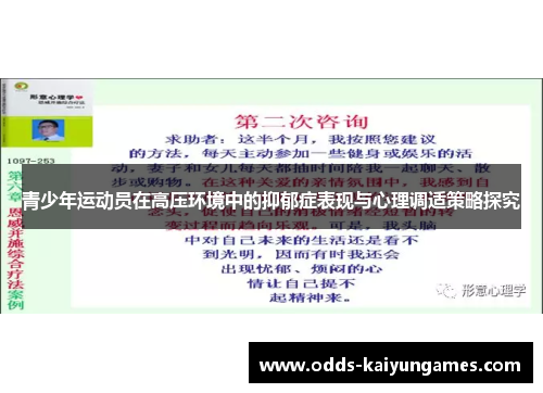 青少年运动员在高压环境中的抑郁症表现与心理调适策略探究